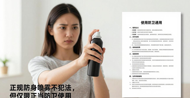 防身喷雾犯法吗_喷雾女子防身视频_女子防身喷雾