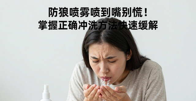 防狼喷雾喷到嘴怎么办_喷雾防漏剂管用吗_喷嘴里的喷雾