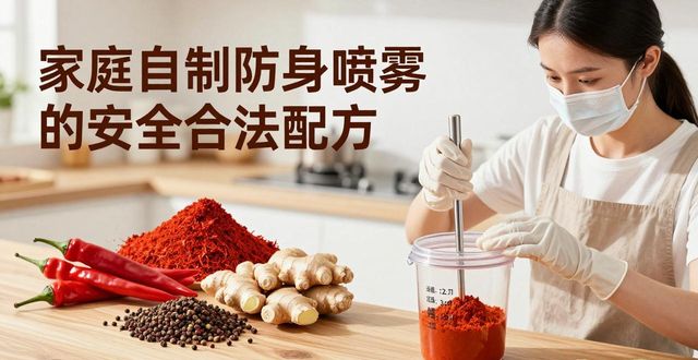 喷雾防身制作过程_怎样制作防身喷雾_喷雾防身制作教程