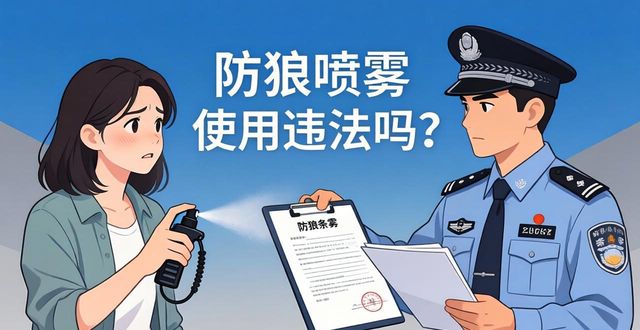 对人喷防狼喷雾犯法_防狼喷雾器违法_防狼喷雾喷人犯法吗