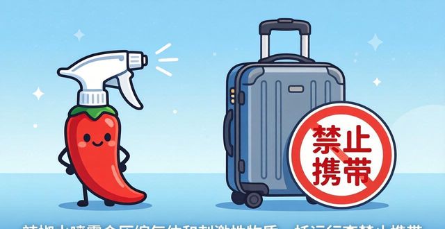辣椒水喷雾能带上飞机吗_辣椒喷雾能带飞机水上飞机吗_辣椒水喷雾可以过安检吗