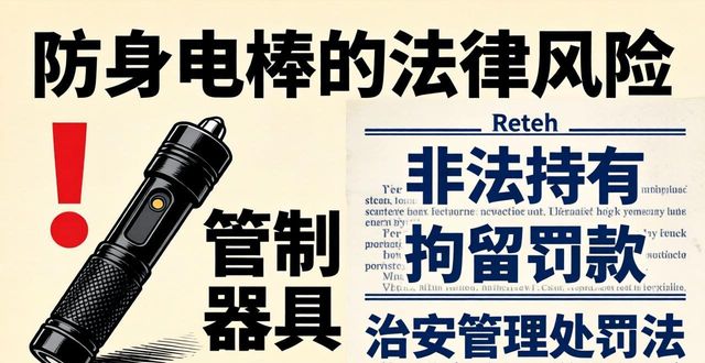 防身电棒违法吗_用防身电棒电人犯法吗_防身电棒对人的伤害有多大