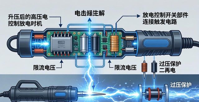 电击棍接线图_电击棍的工作原理图_电击棍电路
