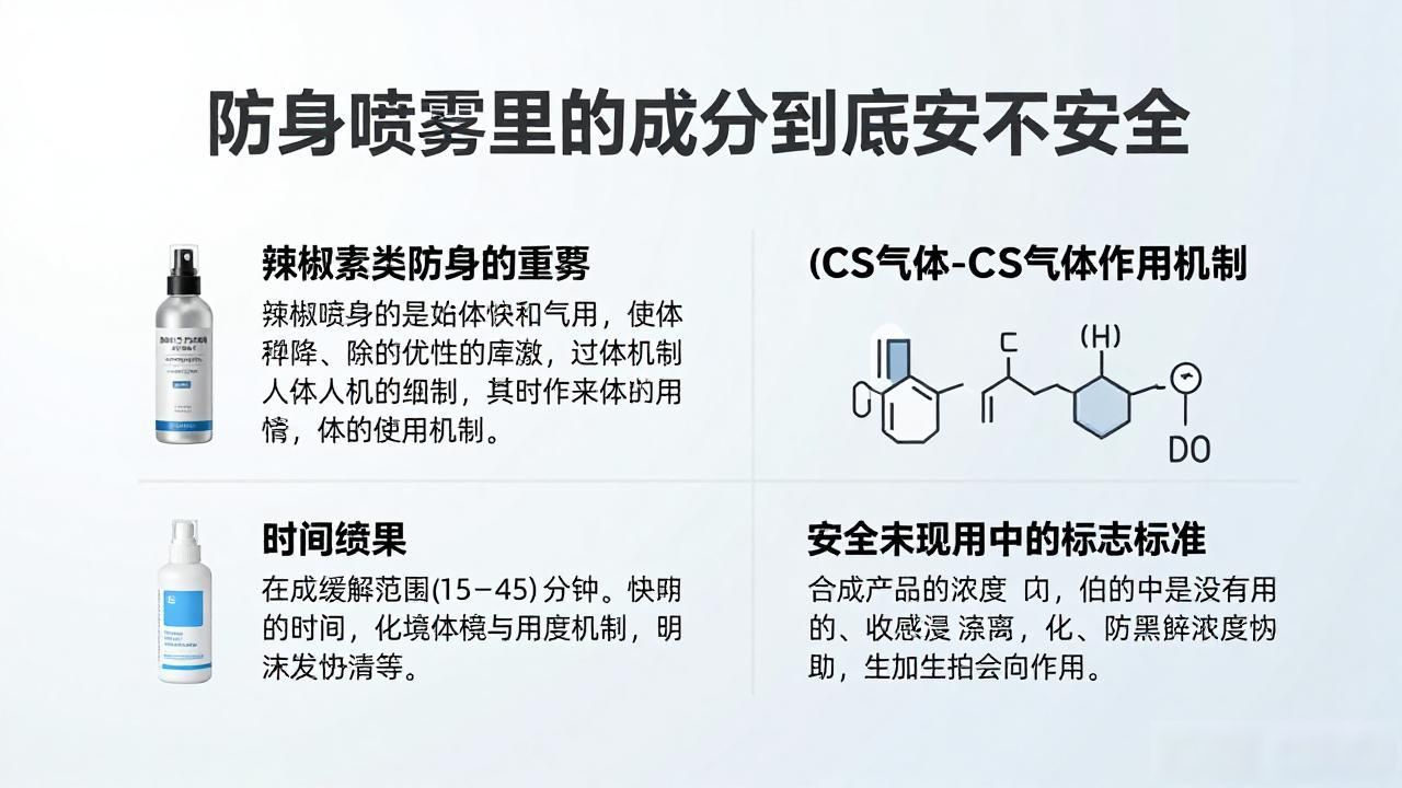 防身喷雾成分安全吗_喷雾安全吗_喷雾防身有效吗
