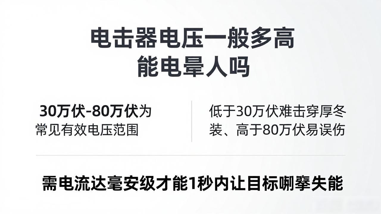 电击器电压多高_电击器电压_电击器的威力有多大