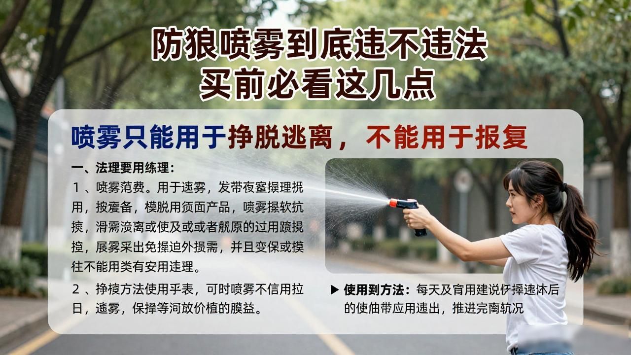 对人喷防狼喷雾犯法_防狼喷雾器违法_防狼喷雾是否违法