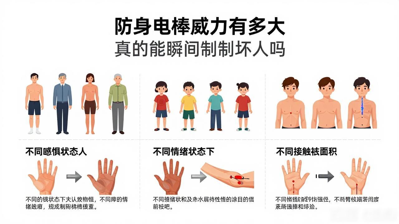 防身电棒对人的伤害有多大_防身电棒的威力多大_多大威力防身电棒好用