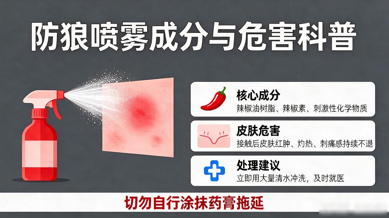 防狼喷雾成分有什么危害_防狼喷雾成分表_喷雾安全吗